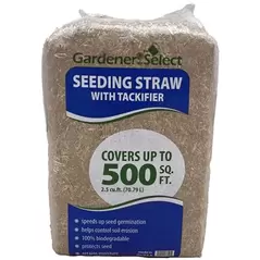 Gardener Select 2.5cf Seeding Straw with Tackifier 40/PL