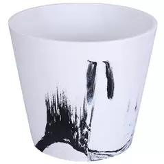Gardener Select 6.7" Mixed Stone White and Black Planter