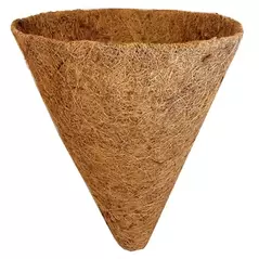 Gardener Select 12" Cone Coco Liner for Plaid Hanging Basket