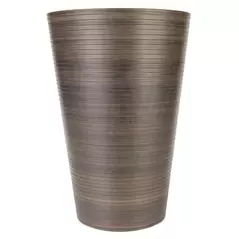 Gardener Select 12" Tall Round Planter Chocolate