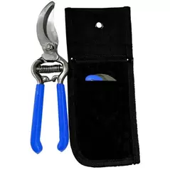 Gardener Select 3pc Garden Gift Set - 8" Bypass Pruner, Folded Knife & Pouch Bag