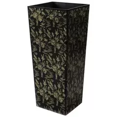 Gardener Select 13"x28" Mixed Stone Black Planter