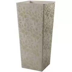 Gardener Select 13"x28" Mixed Stone White Planter