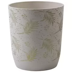Gardener Select 11.8"x12.5" Mixed Stone White Planter