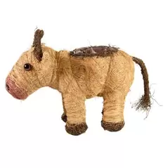 Gardener Select 12" Straw Cow Topiary 18/CS