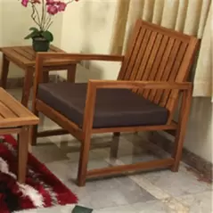 Gardener Select Teak Bella Deep Chair w/ Cushion