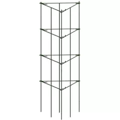 Gardener Select 33"x12" Triangle Folding Tomato Cage Green