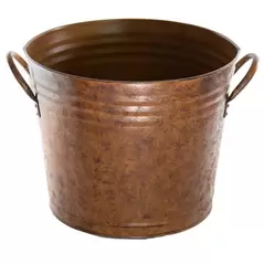 Gardener Select 11.8" Bucket Planter Rusty 11.8"x9.5"x9.6" 12/CS