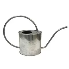 Gardener Select 2L Oval Watering Can Galvanized L16.9"xW4.3"xH9.8" Indoor