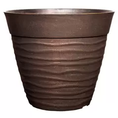 Grower Select 12.00 Dune Flat Rim Planter Warm Copper 25/CS