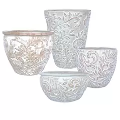 MCarr 16pc Aquapot Planter Pallet Antique White