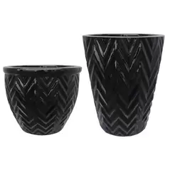 MCarr 16pc Aquapot Planter Pallet Glossy Black