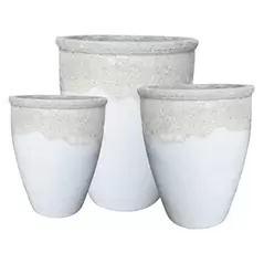 MCarr 6pc Aquapot Planter Pallet Volcanic White