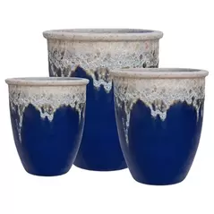 MCarr 12pc Aquapot Planter Pallet Volcanic Light Blue