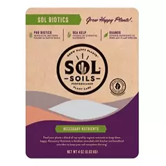 Sol Soils 4oz Biotics Necessary Nutrient 10/CS