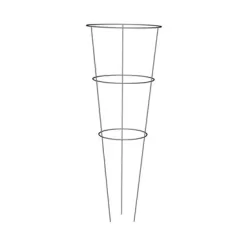 Panacea 33" 3 Leg 3 Ring Galvanized Tomato Cage