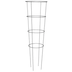 Panacea 54" 4 Leg 4 Ring Galvanized Tomato Cage