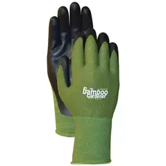 BGC Bamboo Nitrile Glove Medium Green