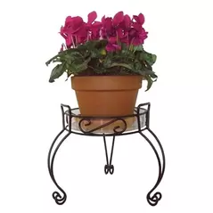 Deer Park 13" Combo Top Plant Stand Black