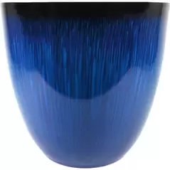 Gardener Select 12" Egg Planter Blue Flower Planter 6/CS