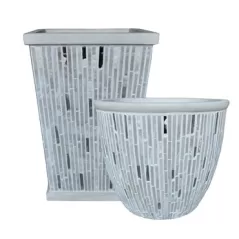 MCarr 24pc Cana Planter Mosaic Cement