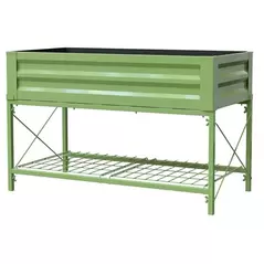 Panacea 32" Raised Planter With Liner Green