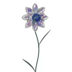 E-V Illuminarie Gem Flower Stake Iridescent