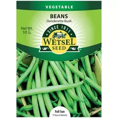 Beans, Slenderette Bush - 10 Gram