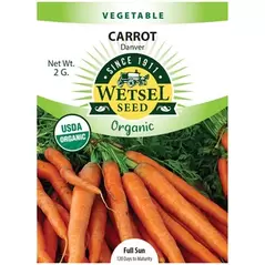 Organic Danver Carrots - 2 Gram
