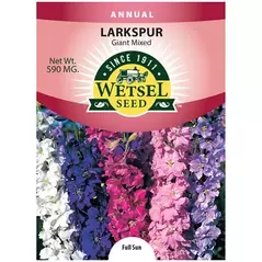LARKSPUR, GIANT MIXED 590 MG