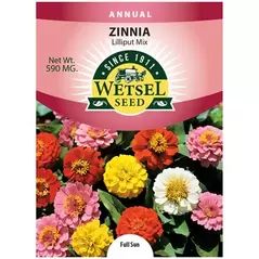 ZINNIA, LILLIPUT MIX 590 MG.