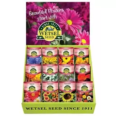 Wetsel 200PKT Flower Counter Display