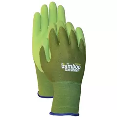 BGC Bamboo Rubber Palm Glove Medium Green