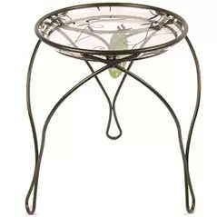 Plastec 13" Elegance Plant Stand Dark Bronze