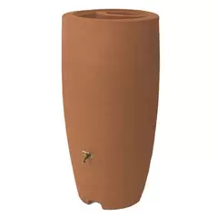 Algreen 80gal Athena Rain Barrel Terra Cotta