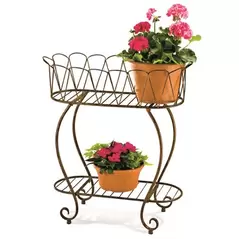 Deer Park Medium Oval Wave Planter Indoor Outdoor
