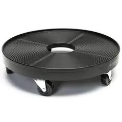 Devault 16" Plant Dolly with Hole Black