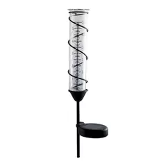 Headwind 8pc Spiral Solar Rain Gauge Display Asst Black