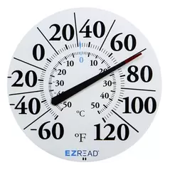Headwind 12.5" EZ Read Dial Thermometer White