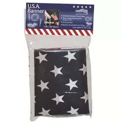 FlagZone 2.5'x4' Poly Cotton US Banner Flag