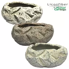 MCarr 16pc Irregular Stone Pot Set Mix Colors