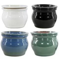 MCarr 4PC 8" Self Water Round Pot Asst