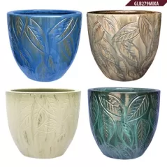 MCarr 32pc Round Leaf Planter Pallet Mixed Colors