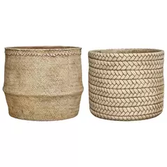 MCarr 63pc Mixed Planter Pallet Light Rattan