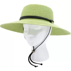 Sloggers Womens Braided Hat Tea Green Med UPF 50+