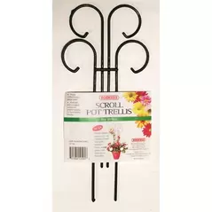Bosmere Wren 12" Tall x 8" Wide Mini Scroll Pot Trellis