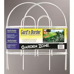 Origin Point 24"x10' White Round Folding Fence