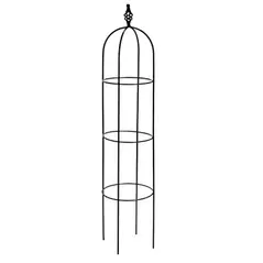 AGW 56"x10.5" Obelisk w/ Spiral Twist Black