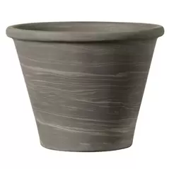 Deroma 8.3" Vasum Duo Pot Grafite Clay Case Pack