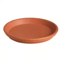Deroma 5.9" Saucer Terra Cotta Clay Case Pack